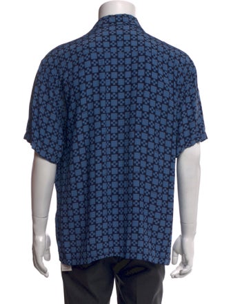 Sandro Printed Short Sleeve Shirt