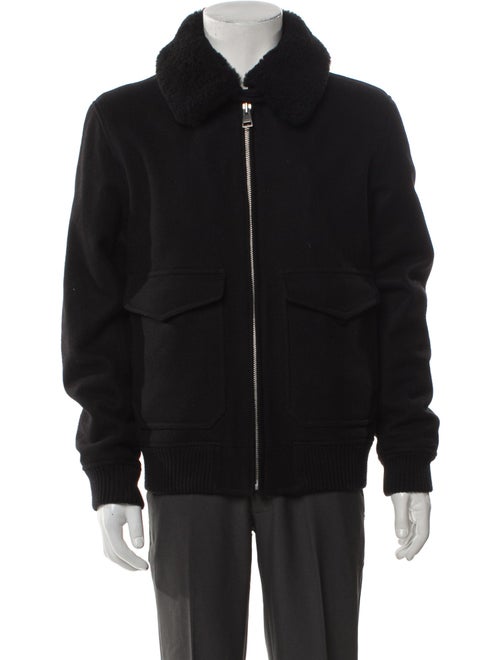 Sandro Wool Bomber Jacket