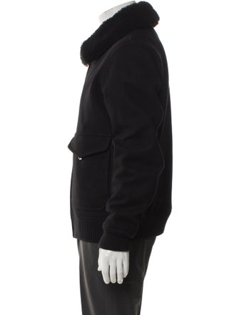 Sandro Wool Bomber Jacket