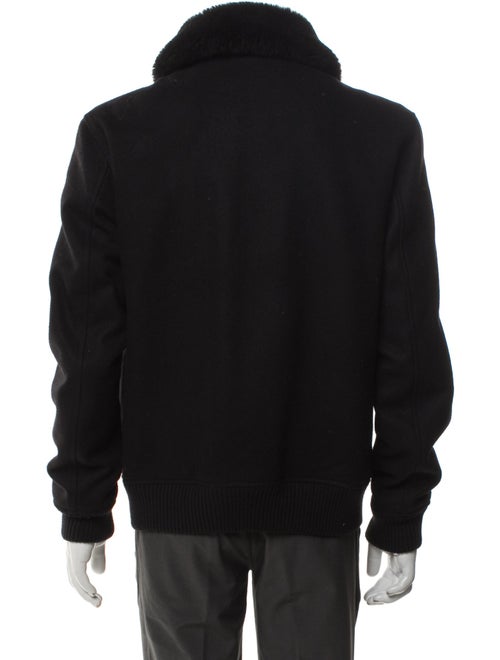 Sandro Wool Bomber Jacket