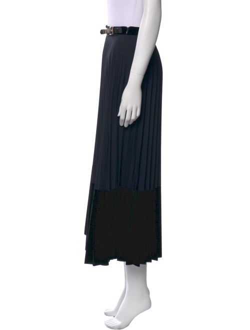 Sandro Grosgrain Trim Midi Length Skirt