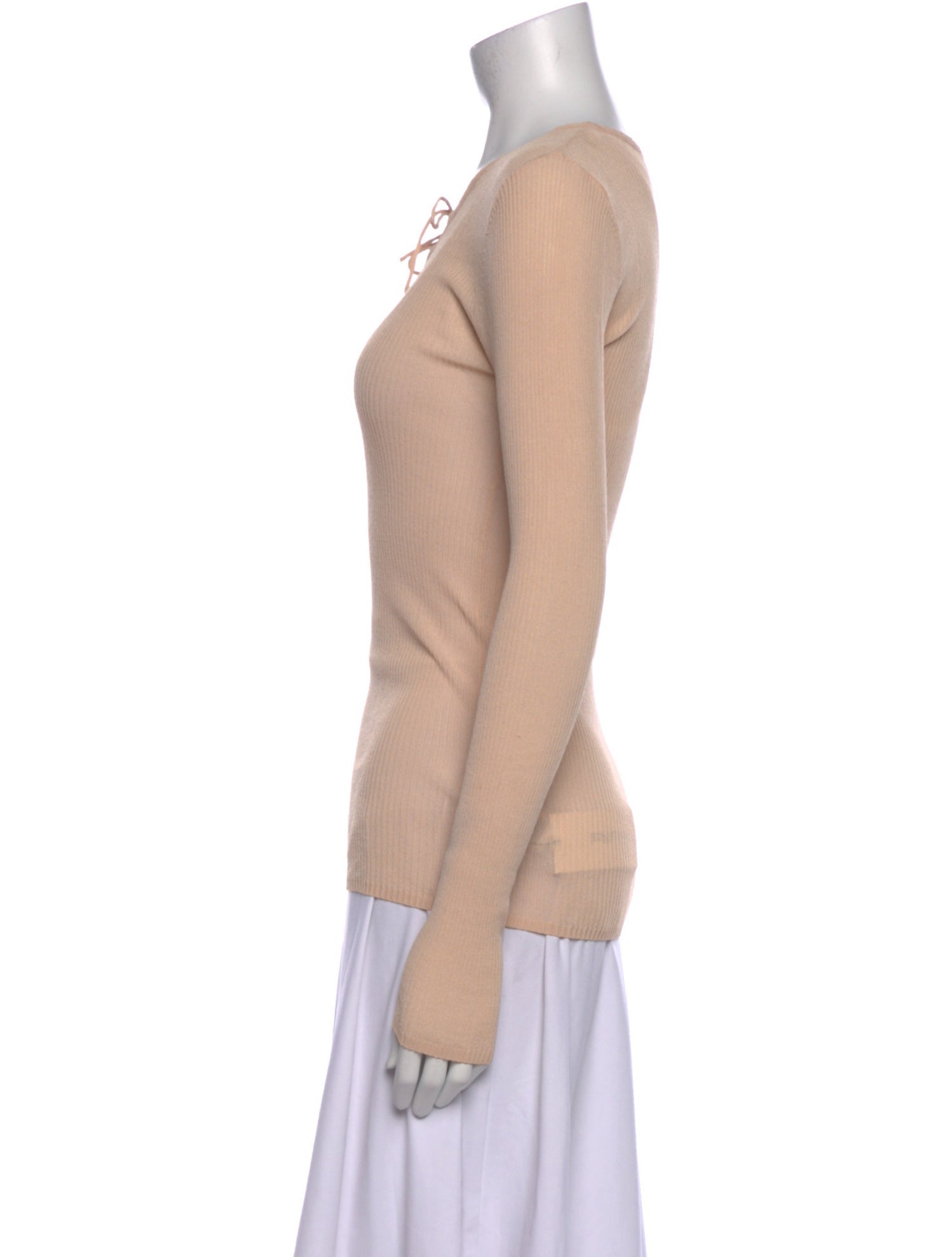 Sandro V-Neck Long Sleeve Tunic