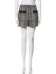 Sandro Tweed Pattern Mini Shorts