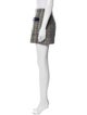 Sandro Tweed Pattern Mini Shorts