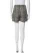 Sandro Tweed Pattern Mini Shorts