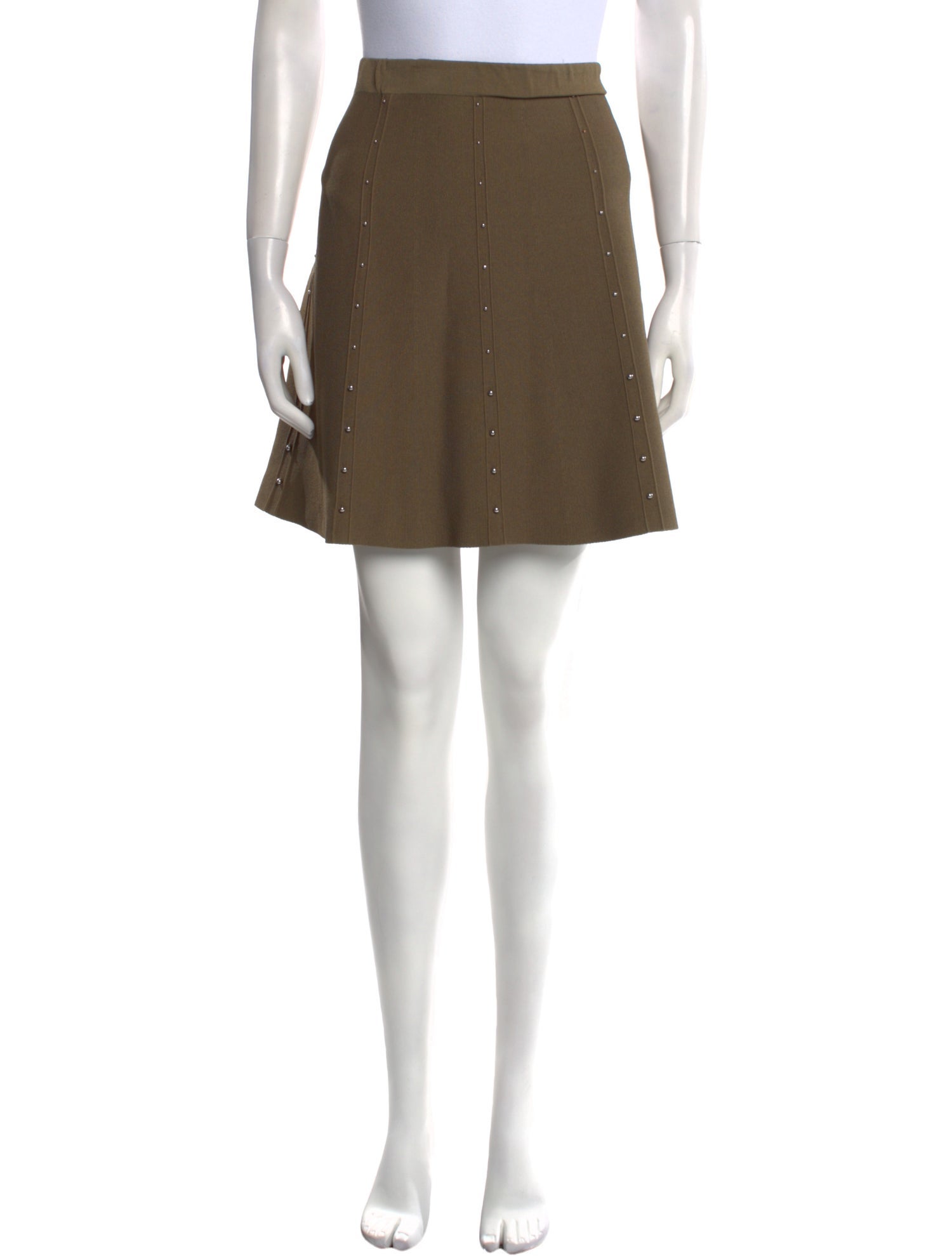 Sandro Beaded Accents Mini Skirt