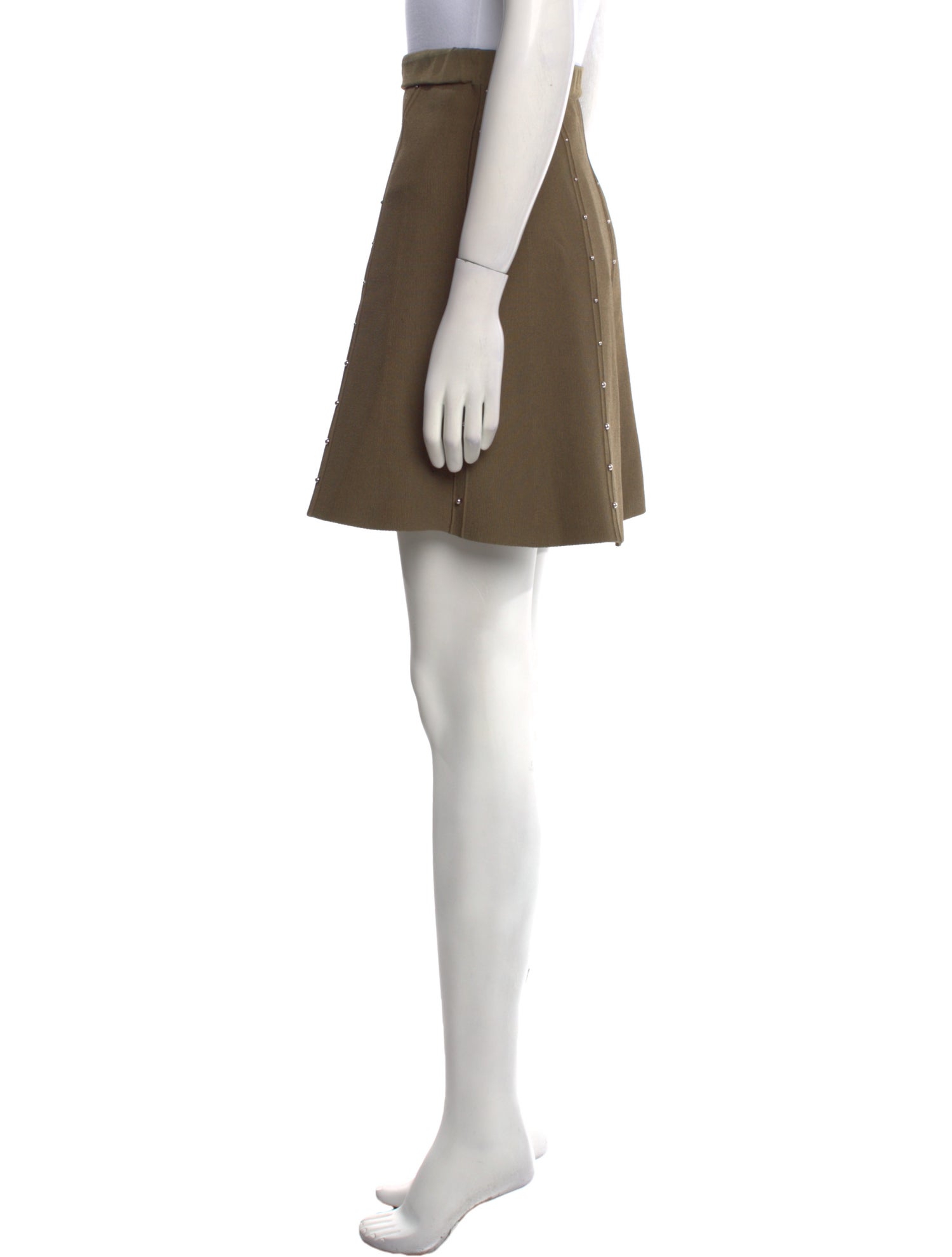 Sandro Beaded Accents Mini Skirt