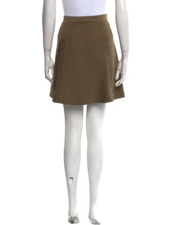 Sandro Beaded Accents Mini Skirt