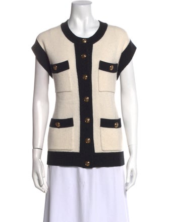 Sandro Wool Colorblock Pattern Sweater