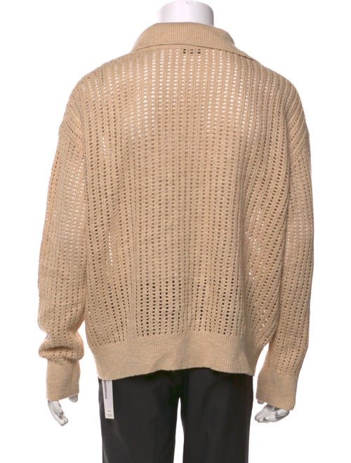 Sandro Linen V-Neck Pullover