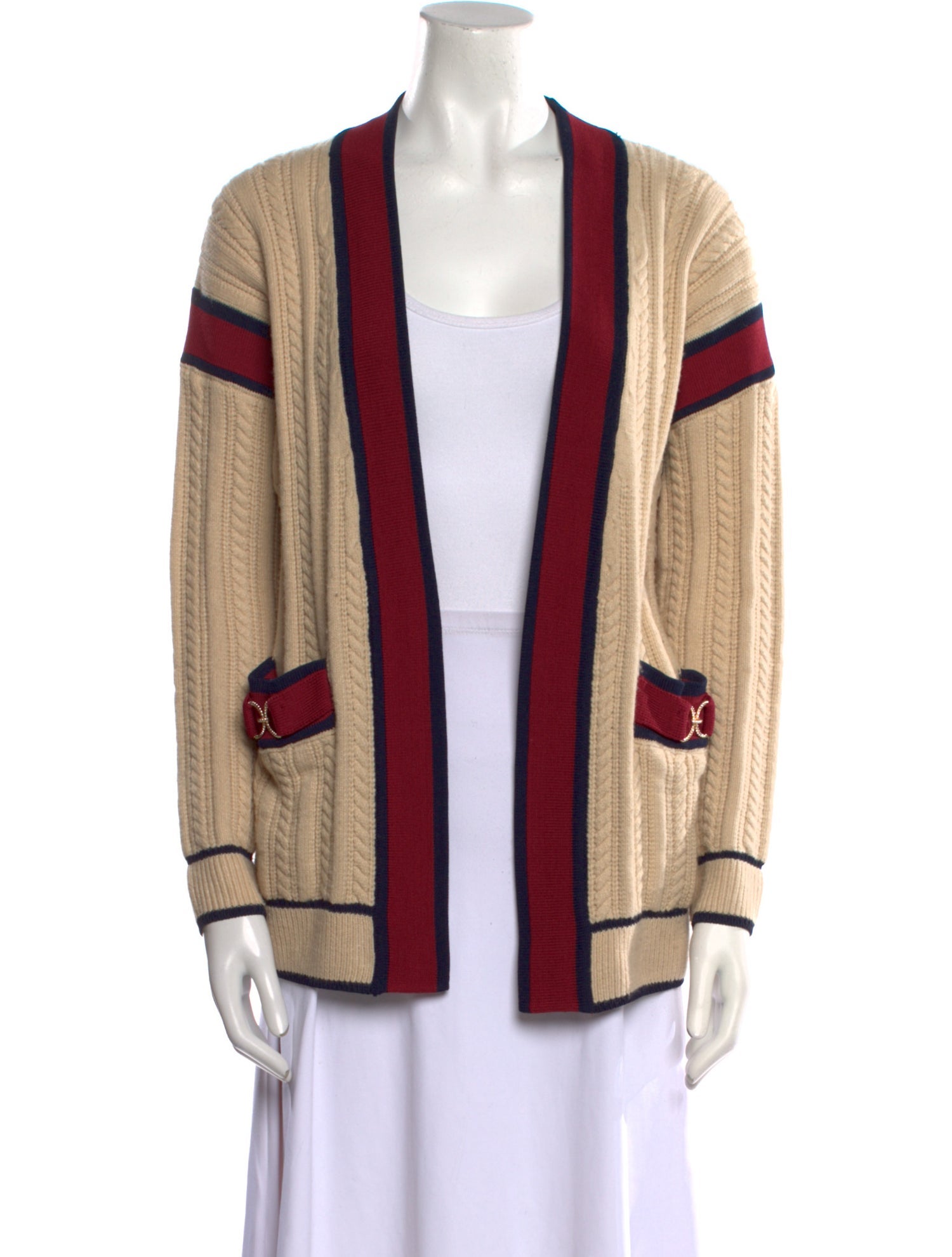 Sandro Cashmere Striped Sweater