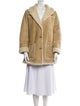 Sandro Shearling Faux Fur Coat