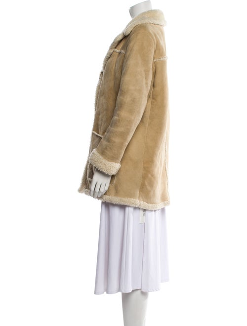 Sandro Shearling Faux Fur Coat