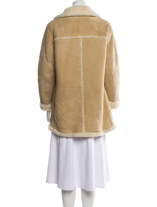 Sandro Shearling Faux Fur Coat