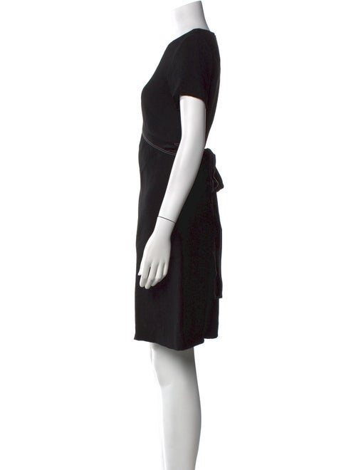 Sandro Crew Neck Knee-Length Dress