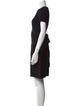 Sandro Crew Neck Knee-Length Dress
