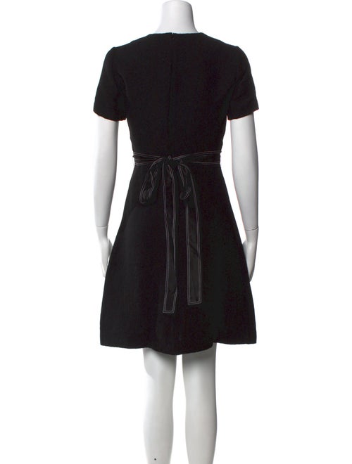 Sandro Crew Neck Knee-Length Dress