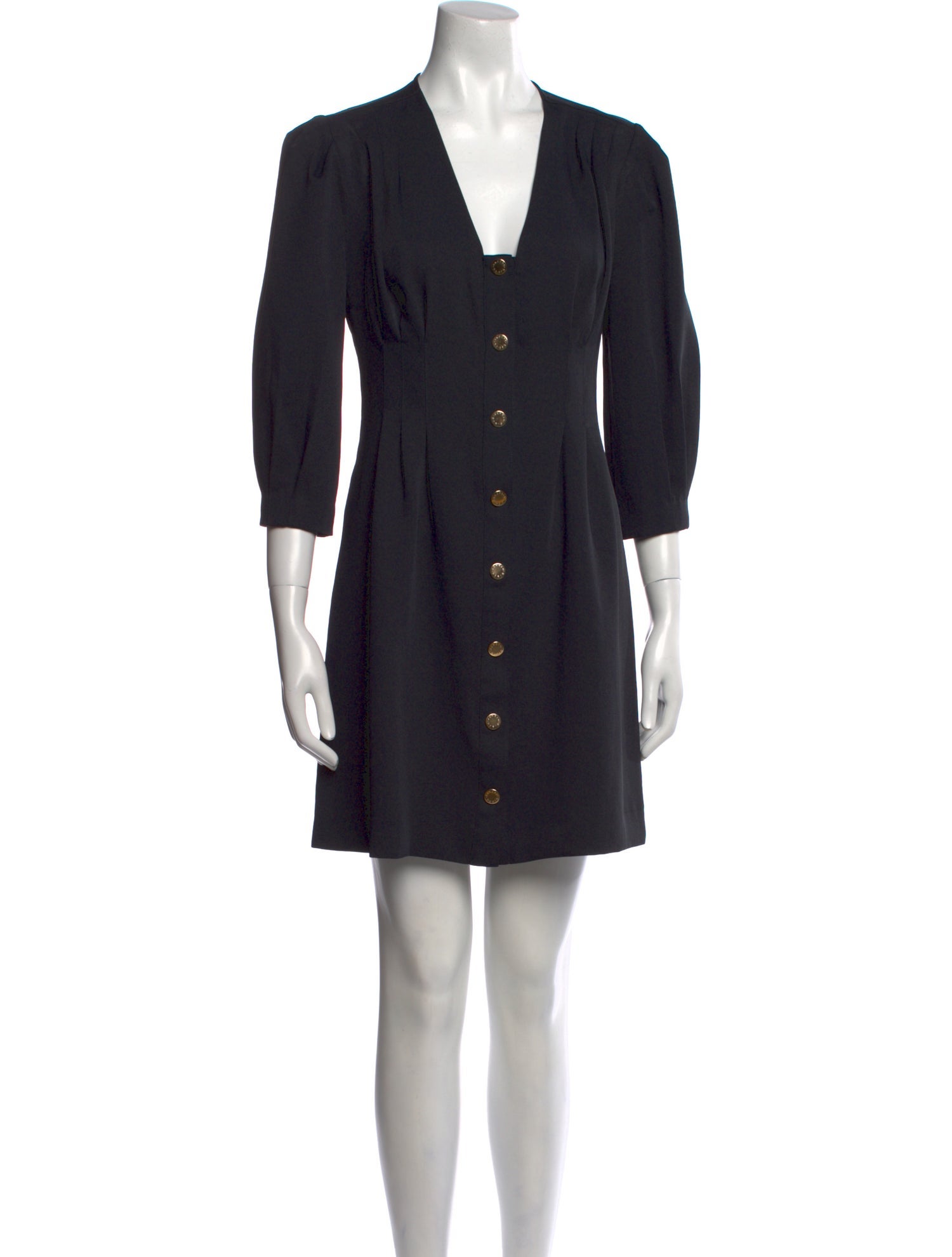 Sandro V-Neck Mini Dress