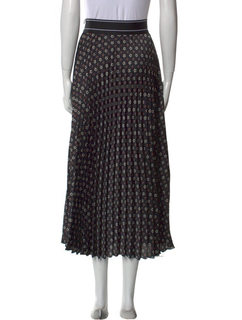 Sandro Printed Midi Length Skirt
