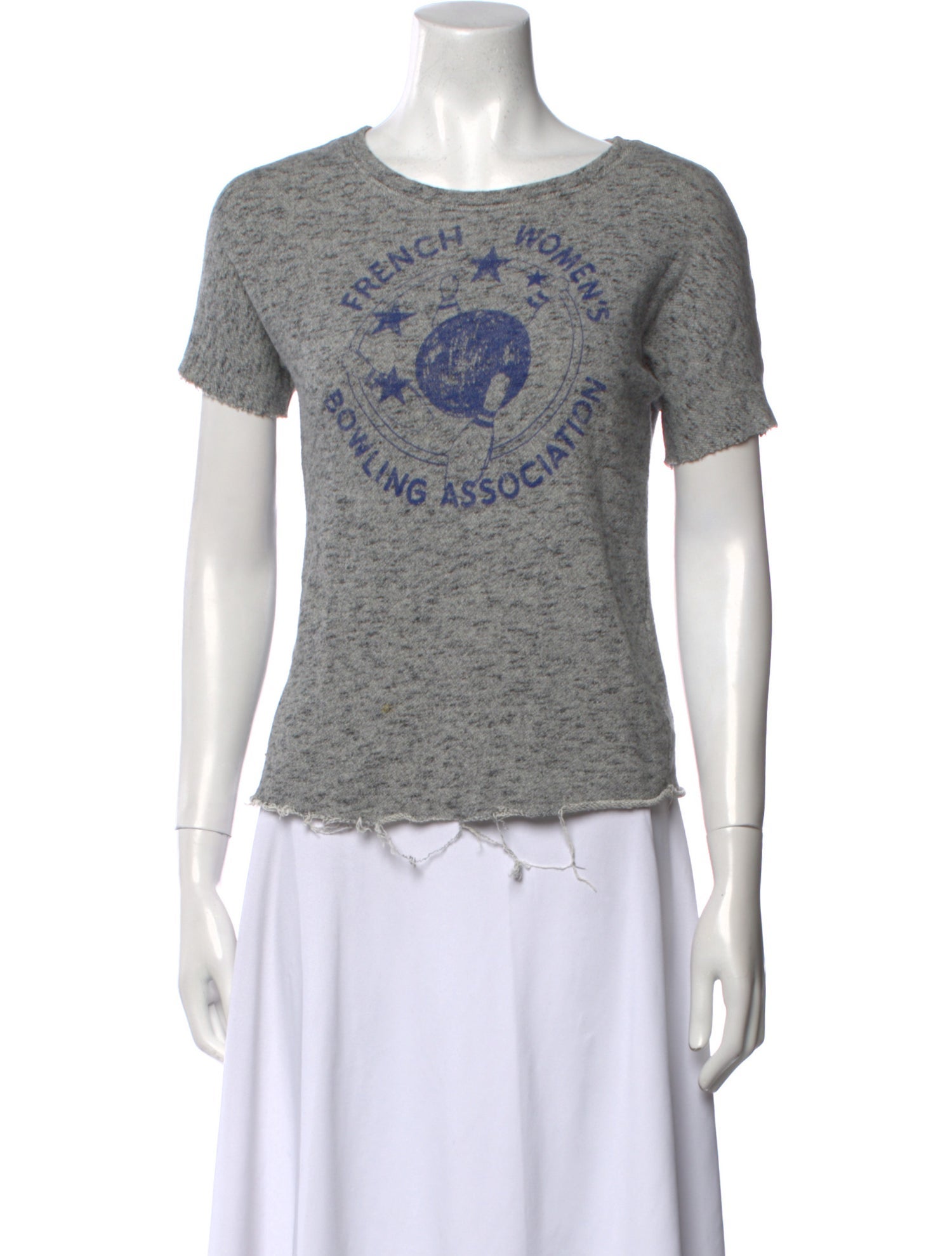 Sandro Graphic Print Crew Neck T-Shirt