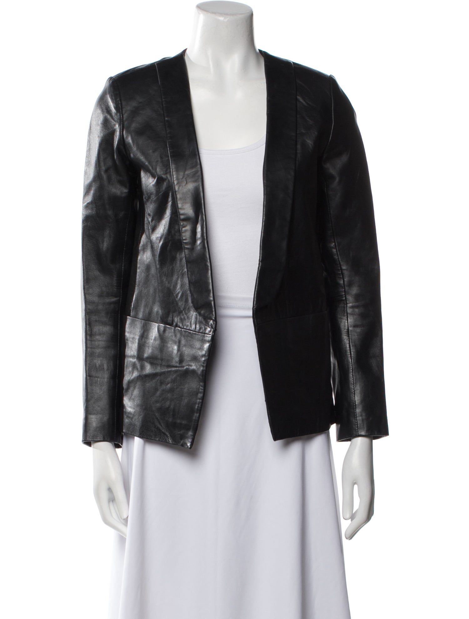 Sandro Leather Evening Jacket