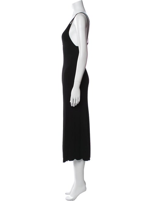 Sandro V-Neck Midi Length Dress