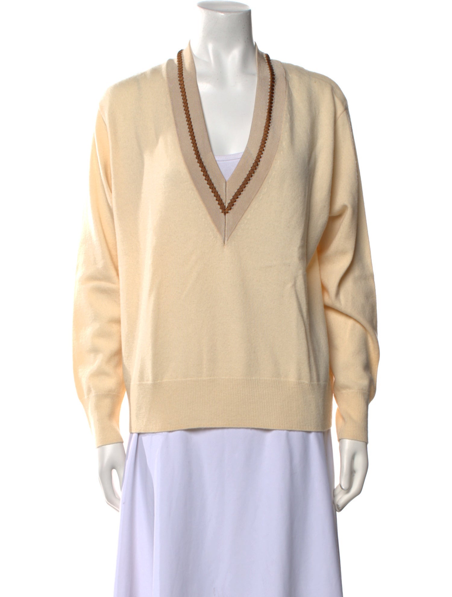 Sandro Wool V-Neck Sweater