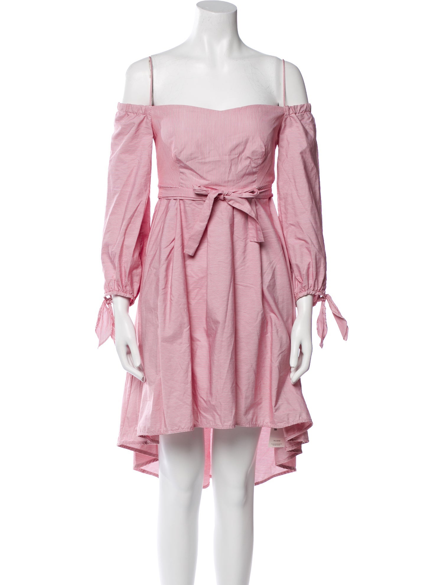 Sandro Square Neckline Knee-Length Dress