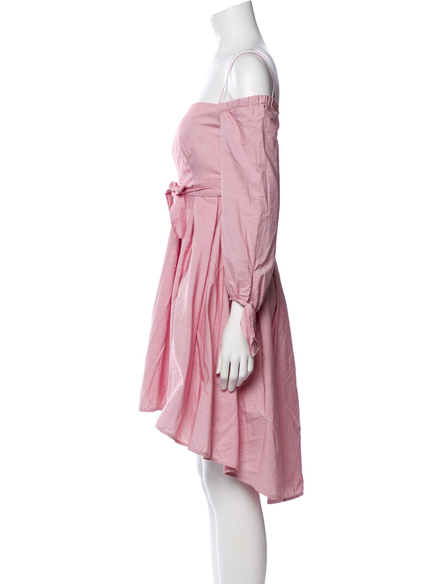 Sandro Square Neckline Knee-Length Dress