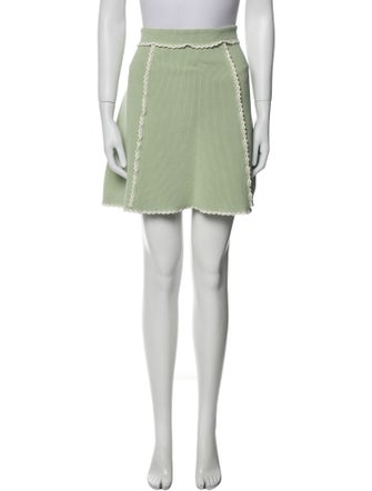 Sandro Whipstitch Trim Mini Skirt