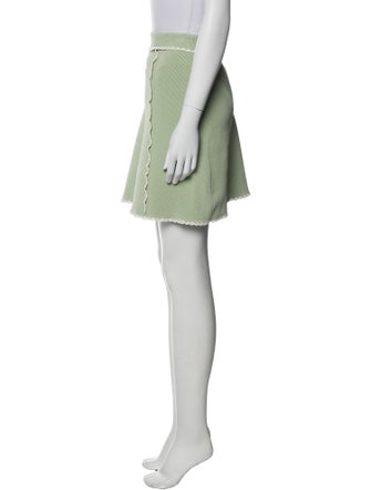 Sandro Whipstitch Trim Mini Skirt