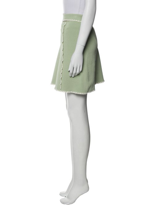 Sandro Whipstitch Trim Mini Skirt