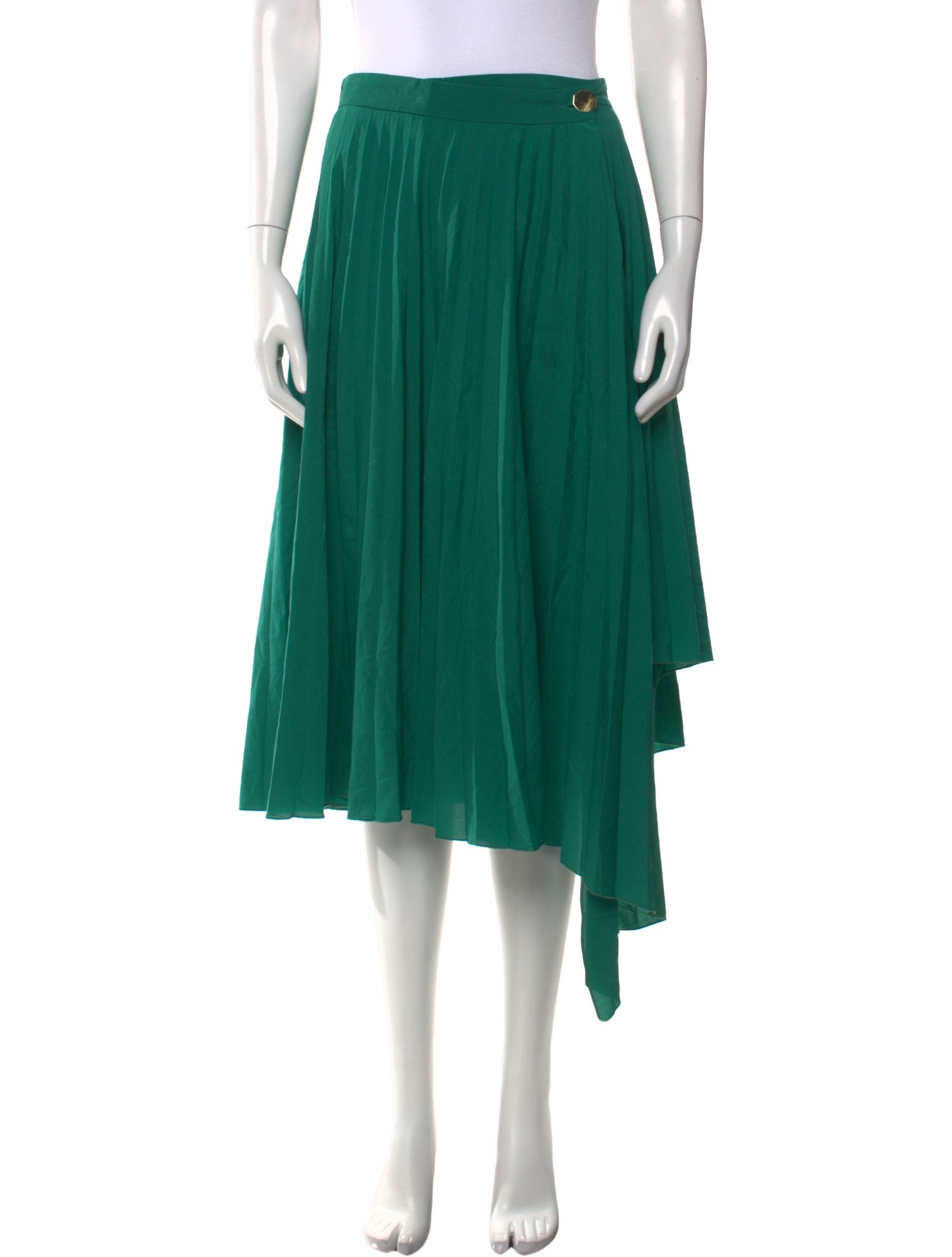 Sandro Pleated Accents Midi Length Skirt