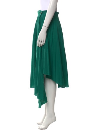 Sandro Pleated Accents Midi Length Skirt