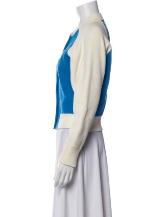 Sandro Colorblock Pattern Bomber Jacket