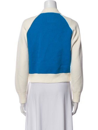 Sandro Colorblock Pattern Bomber Jacket