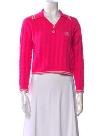 Sandro Crochet Open Front Sweater