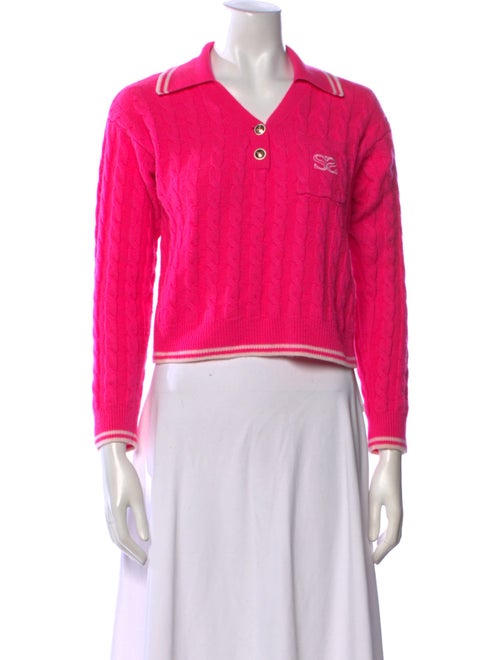 Sandro Crochet Open Front Sweater