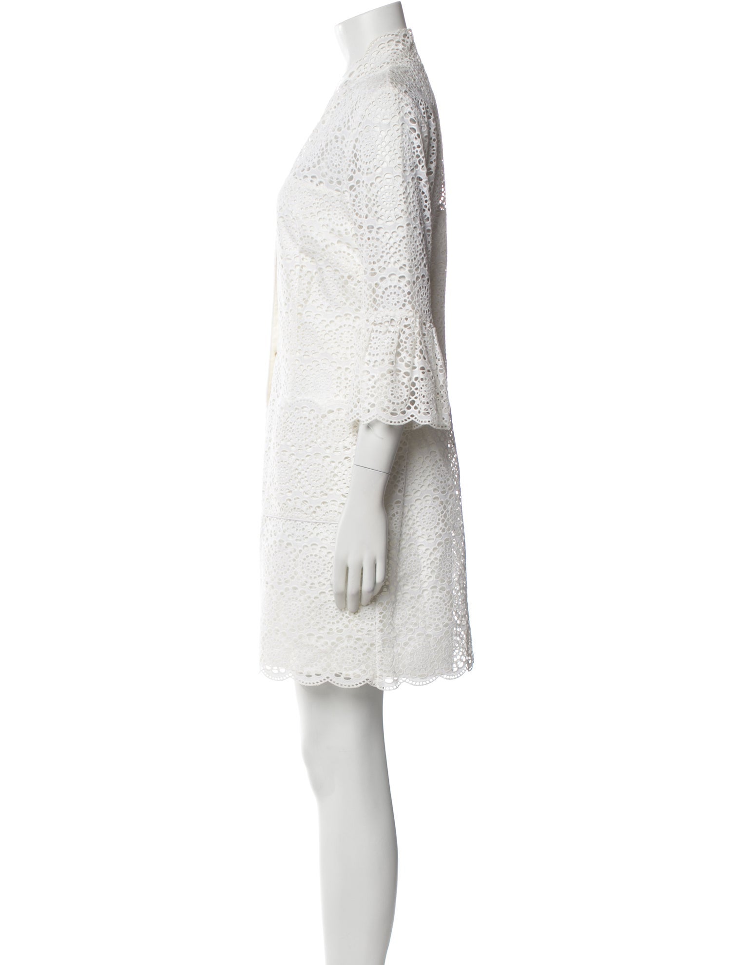 Sandro V-Neck Mini Dress