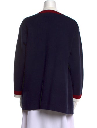 Sandro Striped Open Front Sweater