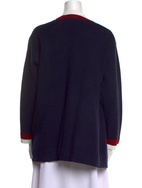 Sandro Striped Open Front Sweater