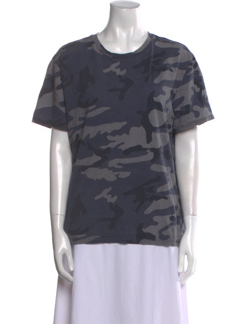Sandro Printed Crew Neck T-Shirt