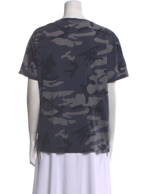 Sandro Printed Crew Neck T-Shirt