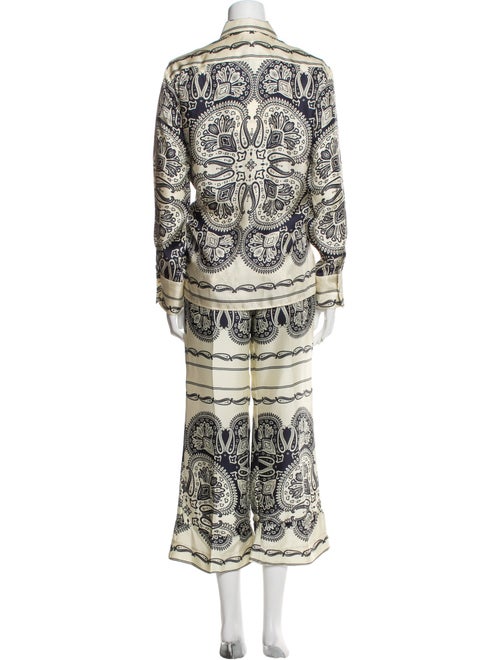 Sandro Silk Polka Dot Print Set