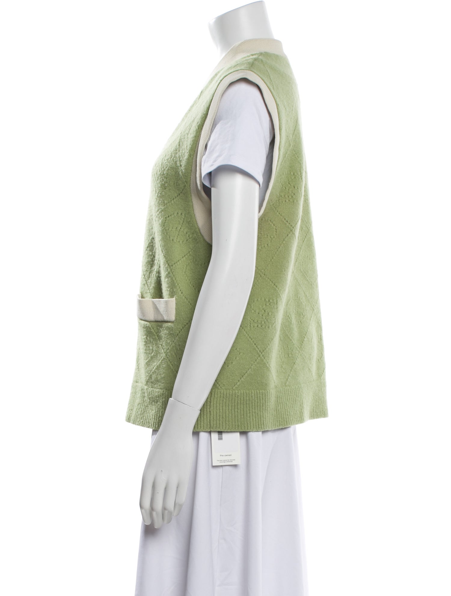 Sandro Wool Colorblock Pattern Sweater