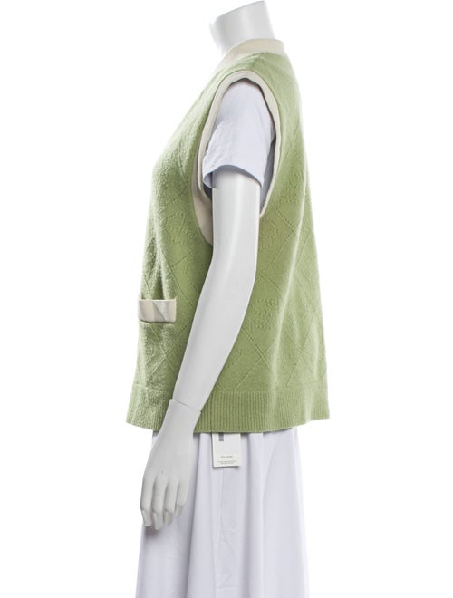 Sandro Wool Colorblock Pattern Sweater