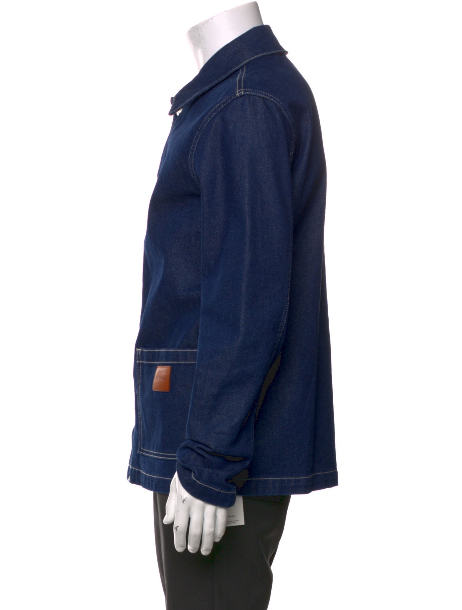 Sandro Long Sleeve Denim Shirt