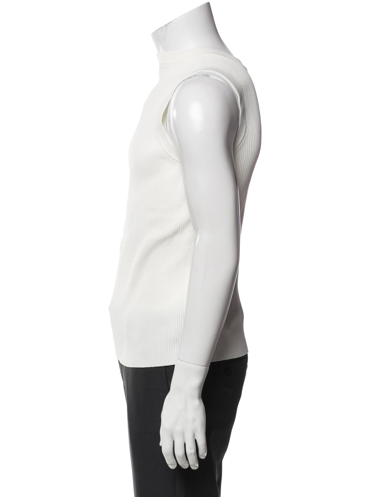 Sandro Mock Neck Sleeveless T-Shirt w/ Tags
