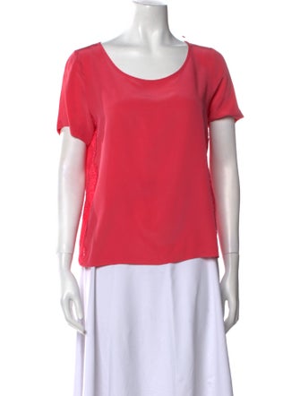 Sandro Scoop Neck Short Sleeve T-Shirt