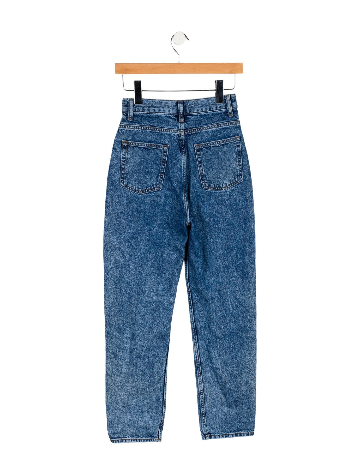 Sandro High-Rise Straight Leg Jeans